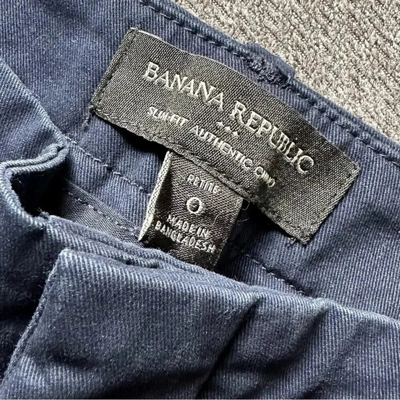 Banana Republic Authentic Chino Slim Fit Pant Size 0 - Picture 5 of 7